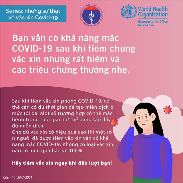 Tác dụng của việc tiêm Vaccine Covid