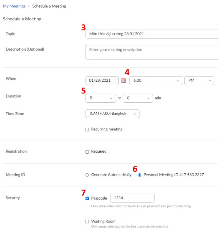 Cách điểm danh học online