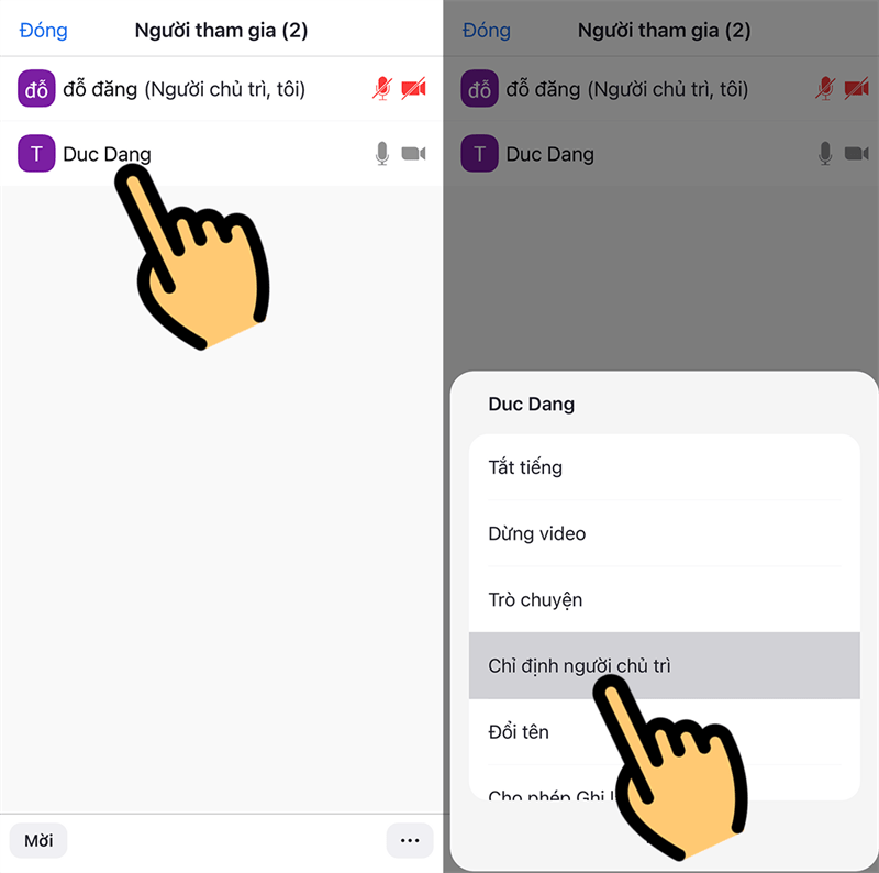 Cách chỉ định Co-host trong cuộc họp Zoom