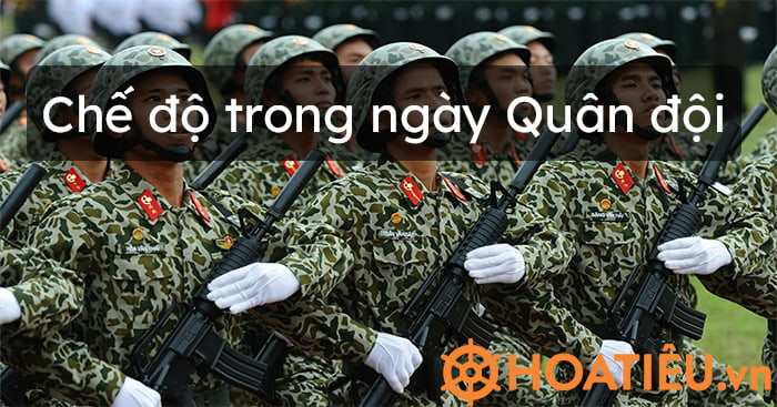 11 chế độ trong ngày của quân đội