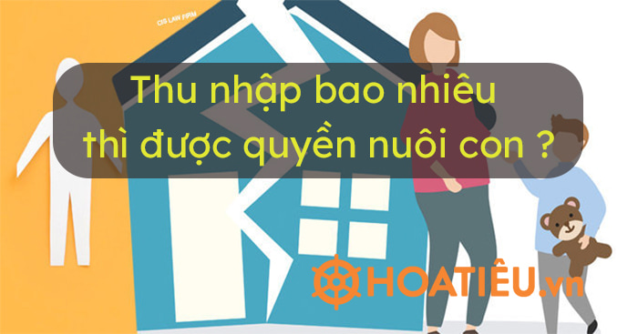 Thu nhập là một trong những điều kiện giành quyền nuôi con