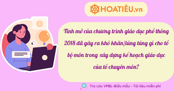 Tính mở của chương trình giáo dục phổ thông 2018 đã gây ra khó khăn/lúng túng gì?