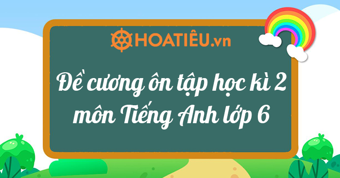 Đề cương ôn tập học kì 2 môn Tiếng Anh lớp 6 sách mới 2023 - HoaTieu.vn