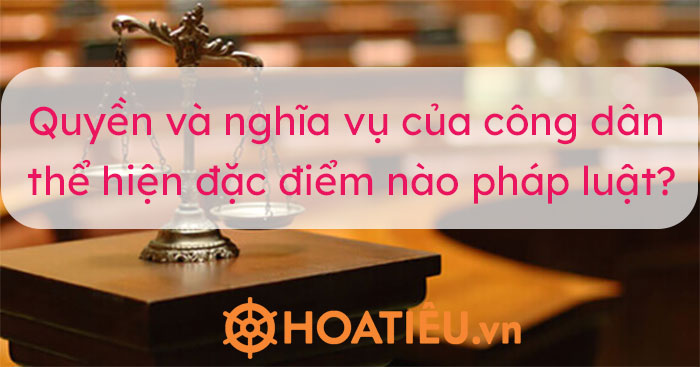 Tại Hiến pháp và Luật Giáo dục đều quy định quyền và nghĩa vụ của công dân điều đó thể hiện đặc điểm nào của pháp luật?
