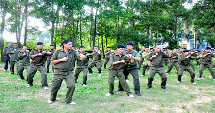 Hình ảnh minh họa về công an viên thôn