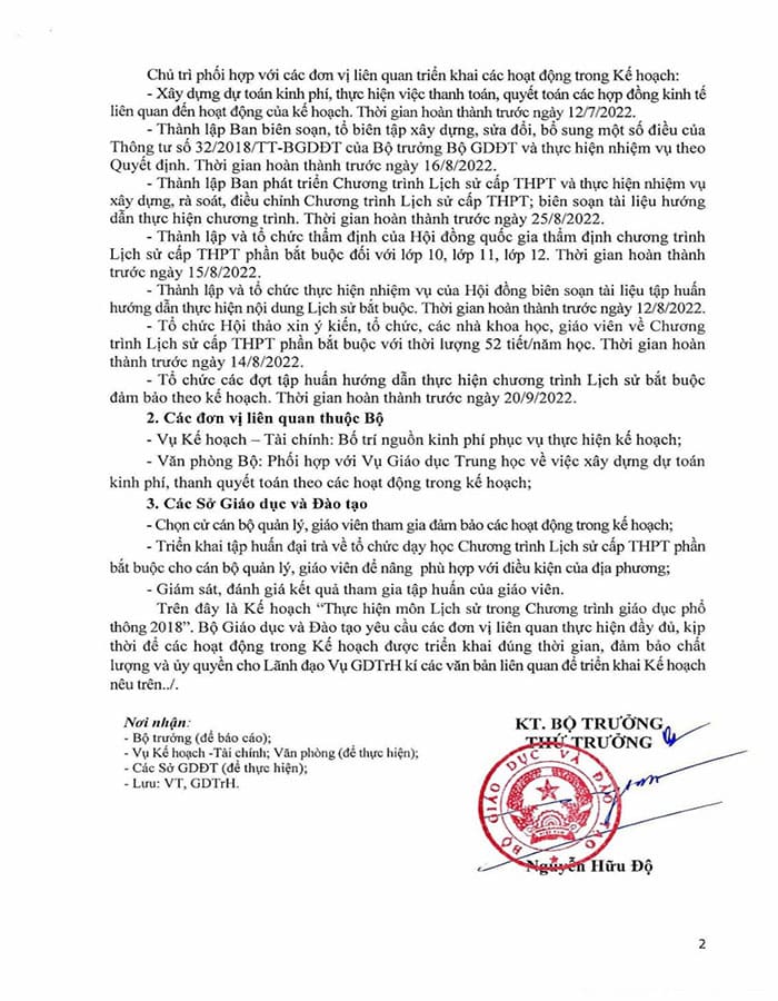 Kế hoạch 770/KH-BGDĐT