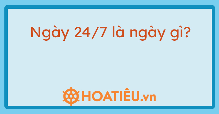 24/7 có liên quan đến công việc bán lẻ hay không?
