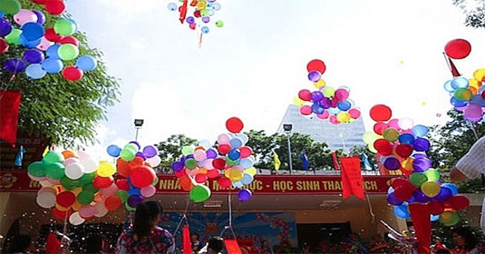 Hình ảnh đẹp trong ngày tựu trường đầu năm học mới