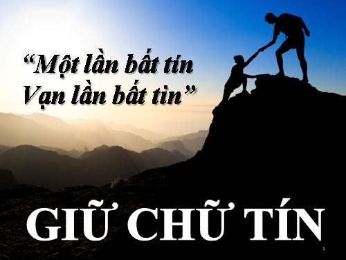 Câu ca dao, tục ngữ về giữ chữ tín