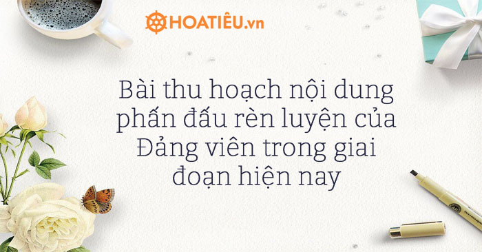 Bài thu hoạch nội dung phấn đấu rèn luyện của Đảng viên trong giai đoạn hiện nay - Trường THPT Trần Nguyễn Hãn - Hải Phòng