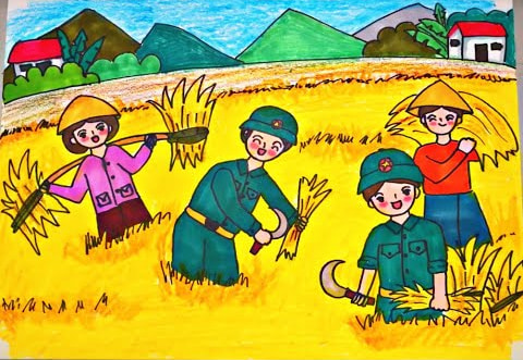 Vẽ tranh Em yêu Tổ quốc Việt Nam