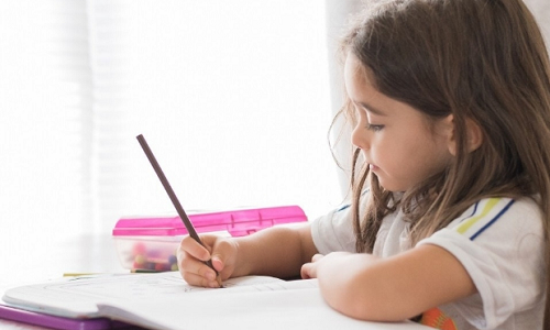 Teach your child to write letters and numbers 