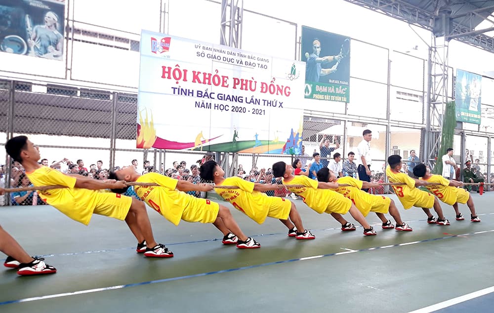 Nội dung thi đấu trong hội khỏe Phù Đổng