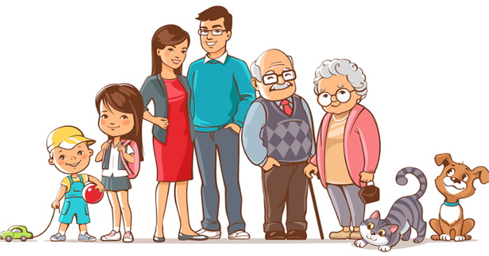 Viết hai đến ba câu về một câu chuyện hoặc bài thơ về mái ấm gia đình
