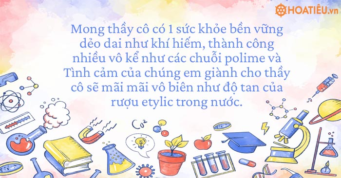 Lời Chúc 20/11 Theo Môn Học - Lời Chúc 20/11 Cực Chất Cho Từng Môn Học