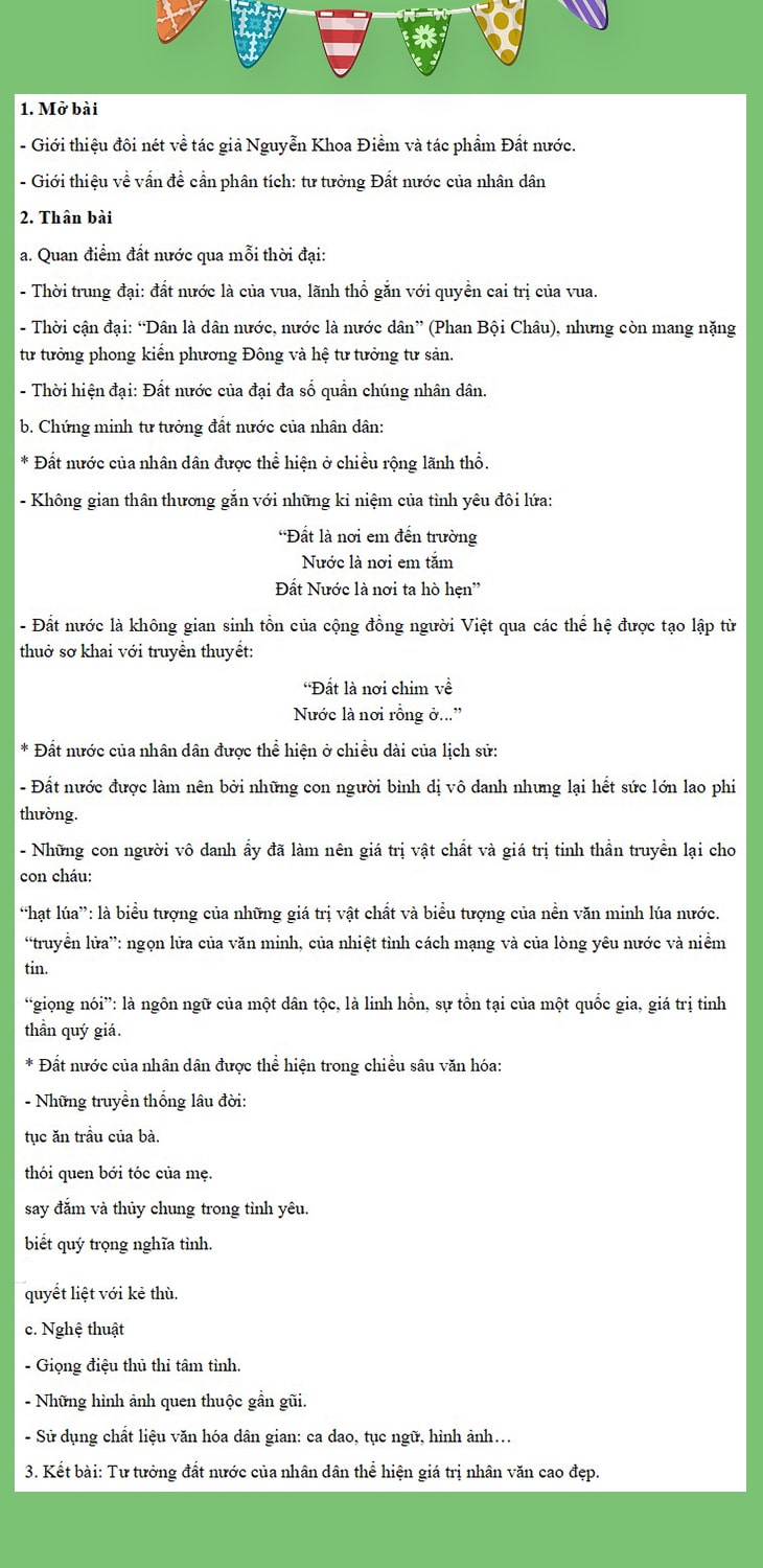 Phân Tích Tư Tưởng Đất Nước Của Nhân Dân Trong Bài Thơ Đất Nước - Nguyễn  Khoa Điềm