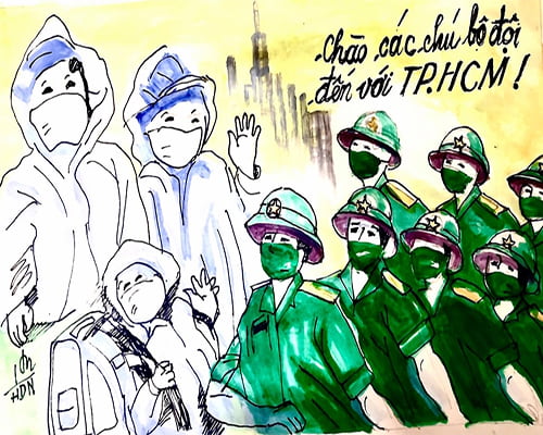 Thi vẽ tranh chào mừng ngày thành lập Quân đội nhân dân Việt Nam 2212