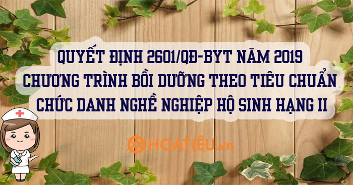 Nội dung Quyết định 2601/QĐ-BYT