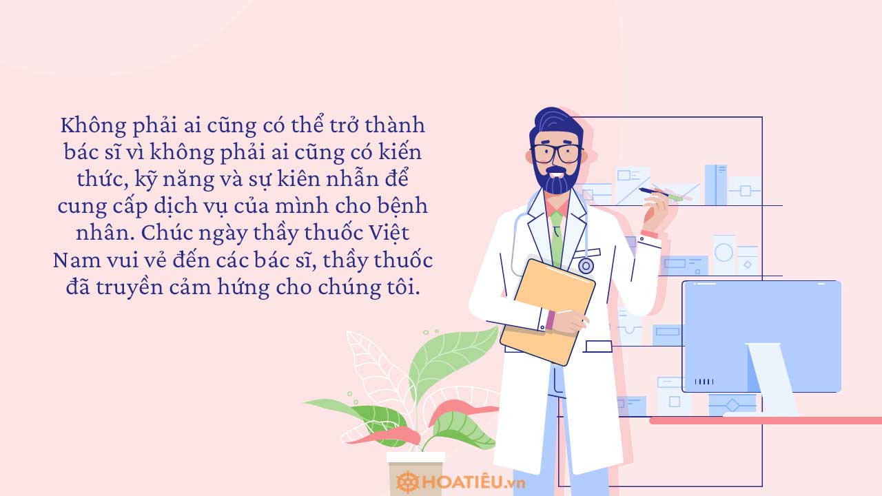 Những tấm thiệp đẹp cho ngày Thầy thuốc Việt Nam