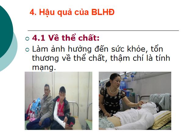 Powerpoint Phòng chống bạo lực học đường - Hậu quả của BLHĐ