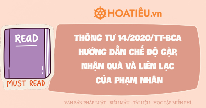 Giới thiệu nội dung Thông tư số 14/2020/TT-BCA