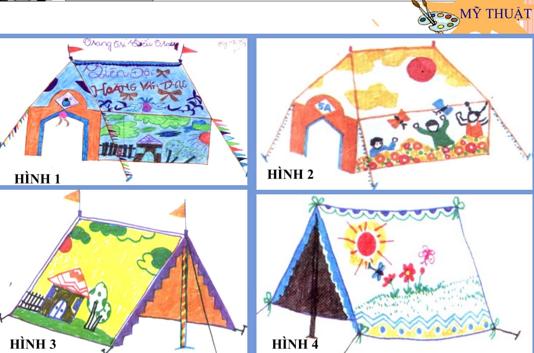 Vẽ Lều Trại Lớp 8 Đơn Giản - Tranh Vẽ Lều Trại Đẹp Nhất - Hoatieu.Vn
