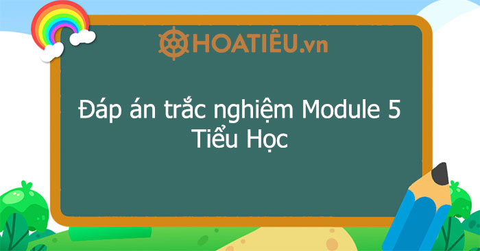 Đáp án trắc nghiệm module 5 Tiểu học