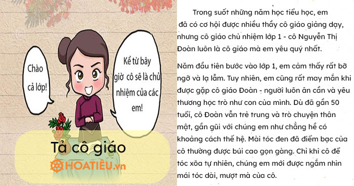 Top 52 Bài Văn Tả Cô Giáo Hay Và Ngắn Gọn - Văn Mẫu Tả Cô Giáo