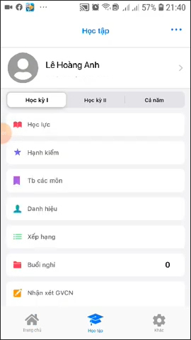 Hướng dẫn xem điểm trên SMAS