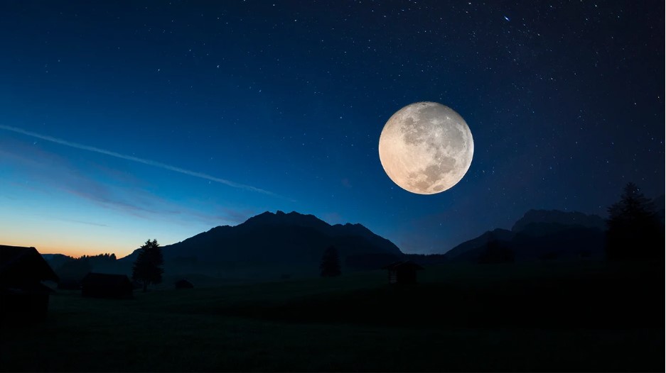 hình ảnh  không khí Huyền bí màu vàng bầu trời đêm mặt trăng trăng  tròn Ánh trăng vòng tròn vào ban đêm Mặt trăng mặt trăng Đồng hành  trên trái đất