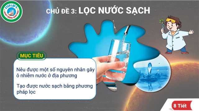 Giáo án STEM lớp 5: Lọc nước sạch