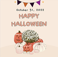 Hình ảnh Halloween đẹp nhất - Thiệp chúc mừng Halloween