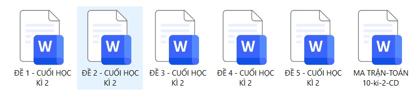 Bộ đề thi cuối học kì 2 Toán lớp 10 Cánh Diều