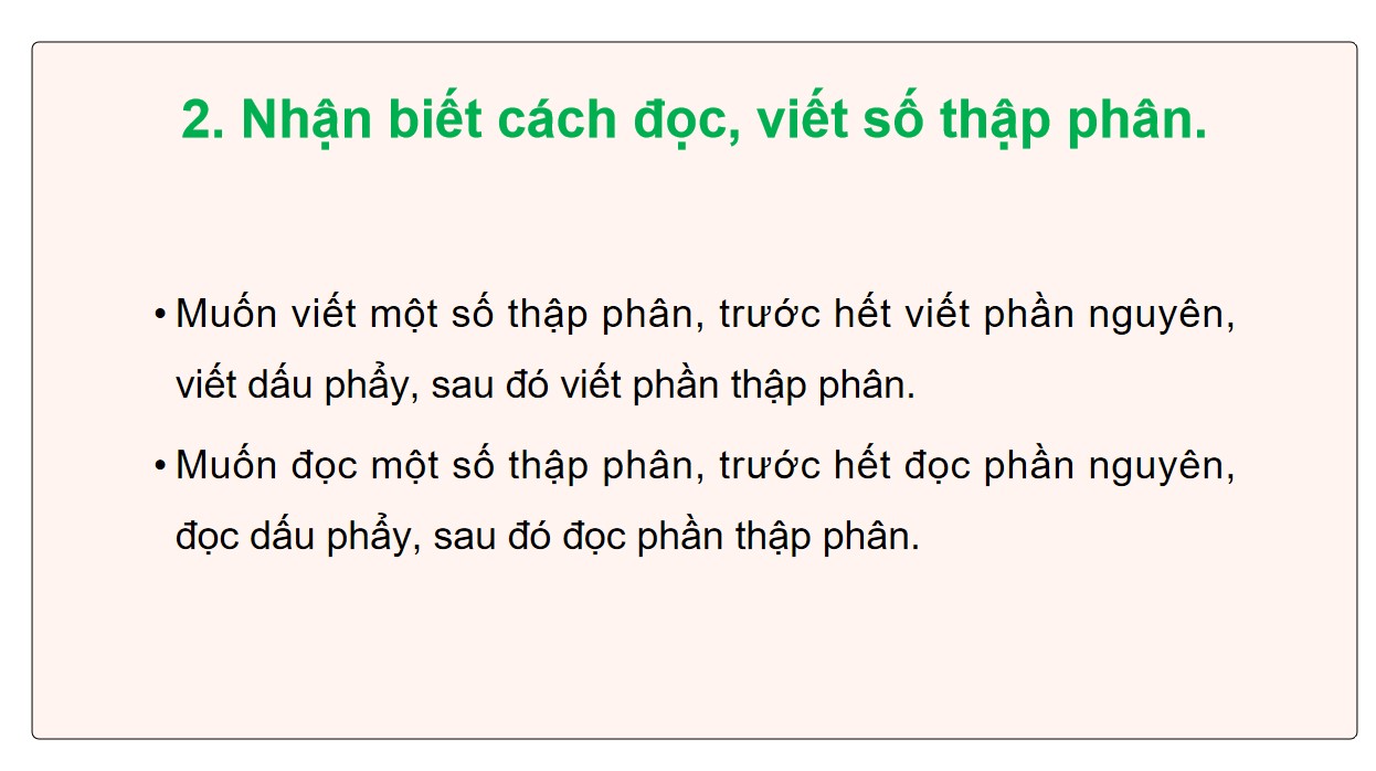 Giáo án PowerPoint Toán 5 Kết nối tri thức học kì 1