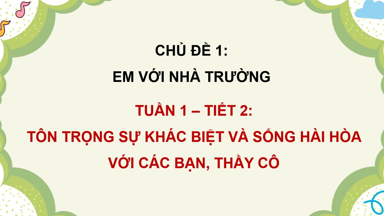 Giáo án điện tử Hoạt động trải nghiệm 9 KNTT chủ đề 1